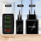 Multi Port Travel 18w Fast Charger Lightweight Qualcommn 3.0 4 Ports USB Charger