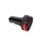 USB Fast Car Phone Charger 5V 3A Dual Port 15w Iphone Car Charger Adapter
