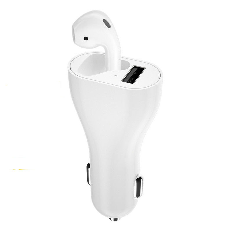5V 2.4A Fast Car Phone Charger Adapter With Earphone